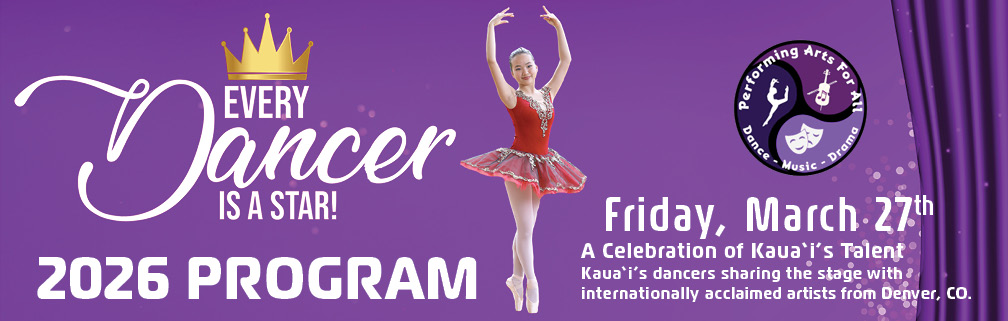 Every Dancer Is A Star 2026 Program Banner