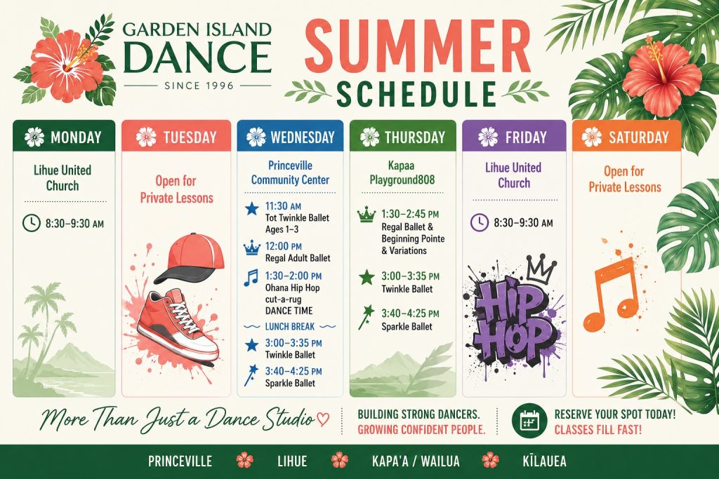 Summer Schedule